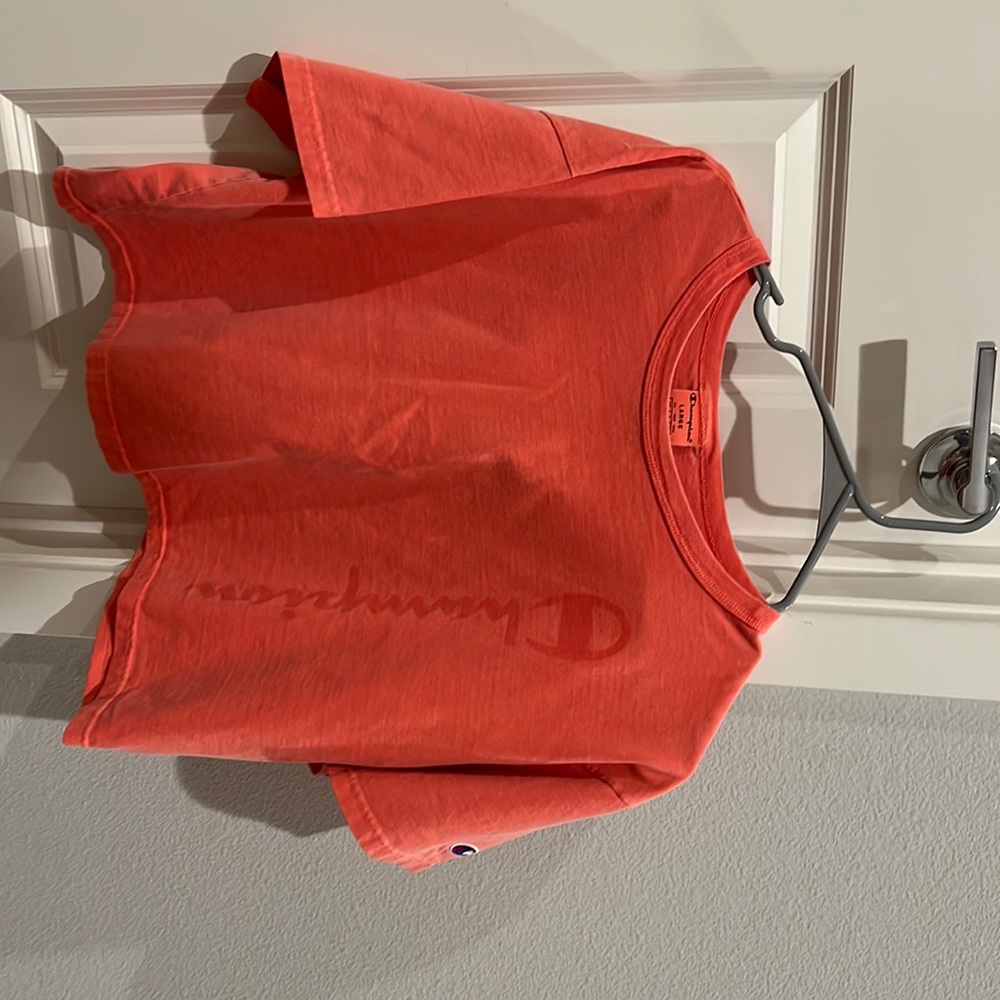 champion cropped t shirt